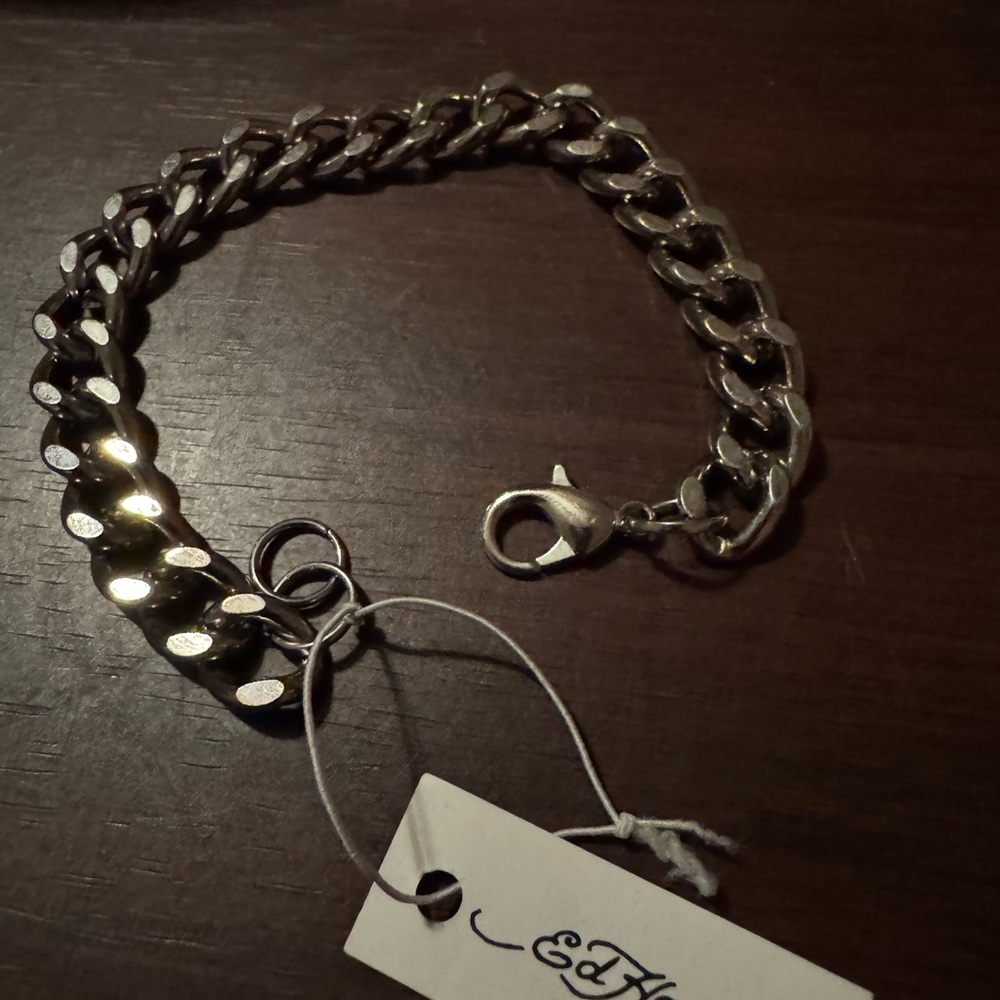 Ed Hardy Silver Men's Bracelet